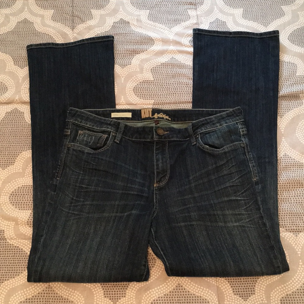 KUT from the Kloth Farrah Baby Bootcut Jeans